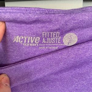 Old Navy purple cropped athletic leggings